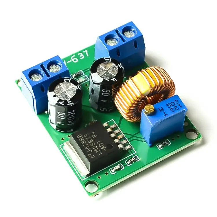 ! LM2587 DC-DC power modules boost module over lm2577 (Peak 5A) DC Step-Up Converter Module
! LM2587 DC-DC power modules boost module over lm2577 (Peak 5A) DC Step-Up Converter Module