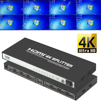 4K 3D 4Kx2K 1x8 HDMI Splitter Full HD 1080P Screen Split 1 in 8 Out for PS3 PS4 Xbox DVD Player TV Box to TV Monitors Projector
4K 3D 4Kx2K 1x8 HDMI Splitter Full HD 1080P Screen Split 1 in 8 Out for PS3 PS4 Xbox DVD Player TV Box to TV Monitors Projector