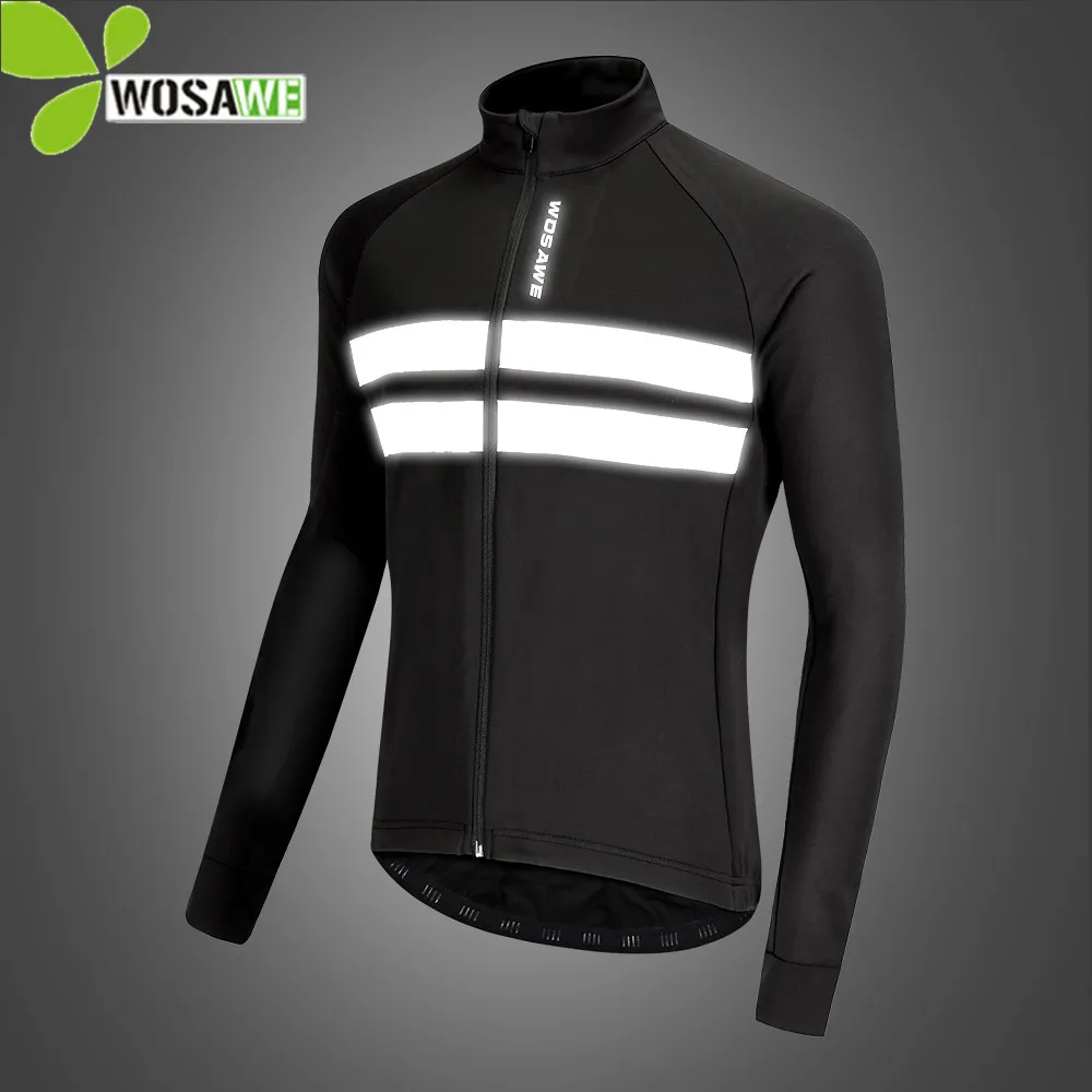 WOSAWE Winter Thermal Fleece Cycling Jackets Men Windproof Reflective Running Windbreaker Coats Heated Bike Jerseys Jacket
WOSAWE Winter Thermal Fleece Cycling Jackets Men Windproof Reflective Running Windbreaker Coats Heated Bike Jerseys Jacket