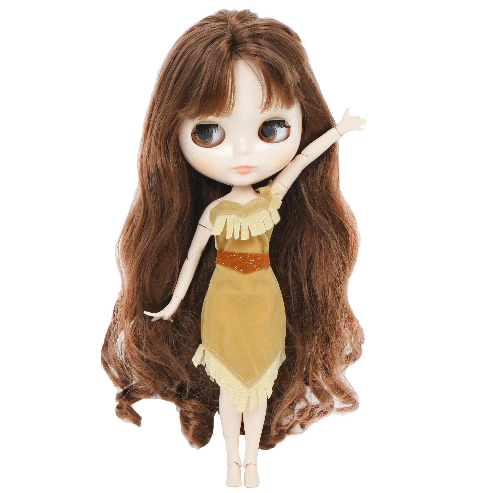 Doll Clothes Outfits 1//6 Yellow Summer Dress Short Ballet Dresses For 11.5in