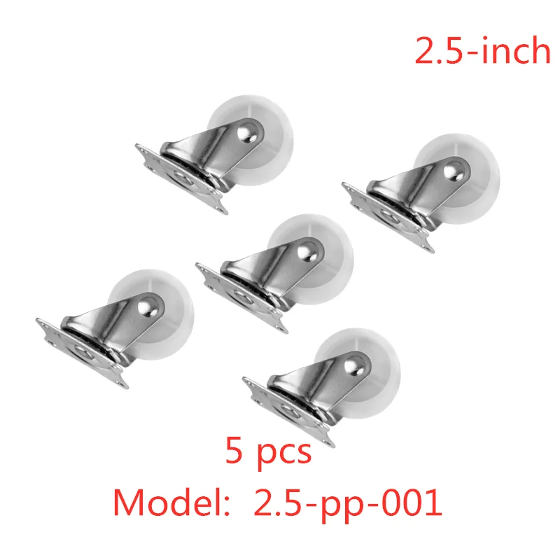 5 Pcs Spot 2.5-inch White Pp Caster Diameter 6.5cm Flat Movable Wheel Light Plastic Oven
5 Pcs Spot 2.5-inch White Pp Caster Diameter 6.5cm Flat Movable Wheel Light Plastic Oven