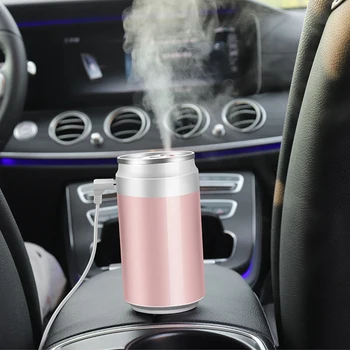 

Car Air Purifier DC 5V Humidificador Para Auto 25-30ML Canned Cold Flame Humidifier for Office Home Cars