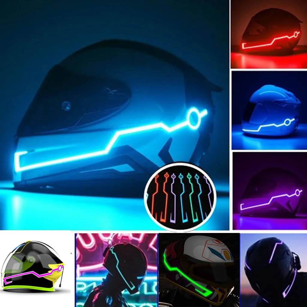 Motorcycle helmet light strip with Extension wire Motorcycle Helmet Night Riding LED Light Signal Flashing Stripe Sticker#823Y20
Motorcycle helmet light strip with Extension wire Motorcycle Helmet Night Riding LED Light Signal Flashing Stripe Sticker#823Y20