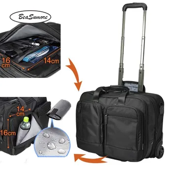 BeaSumore Multifunction captain Rolling Luggage 16 Inch Carry Ons Trolley Men Business pilot Suitcase Wheels Laptop bag
BeaSumore Multifunction captain Rolling Luggage 16 Inch Carry Ons Trolley Men Business pilot Suitcase Wheels Laptop bag