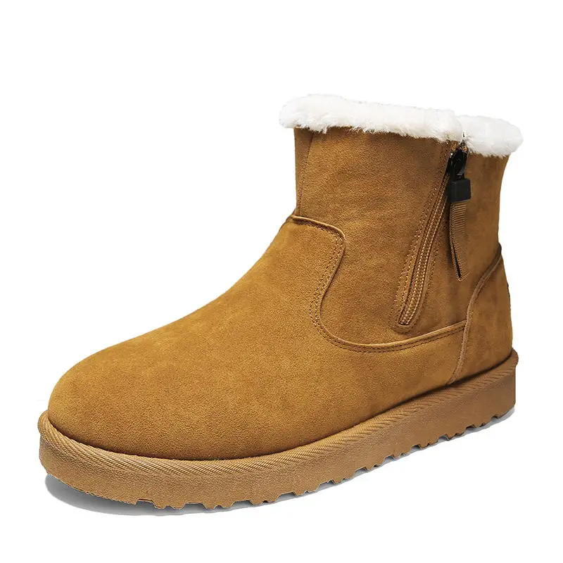 Men Winter Snow Boots Suede Short Plush Warm Ankle Boots Winter Male Comfortable Snow Walk Shoes Large Size Men Boots
Men Winter Snow Boots Suede Short Plush Warm Ankle Boots Winter Male Comfortable Snow Walk Shoes Large Size Men Boots