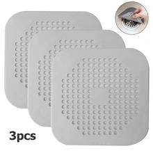 3Pcs Sink Lids Silicone Drain Filter Non-slip Floor Drain Cover for Bathroom Kitchen
3Pcs Sink Lids Silicone Drain Filter Non-slip Floor Drain Cover for Bathroom Kitchen