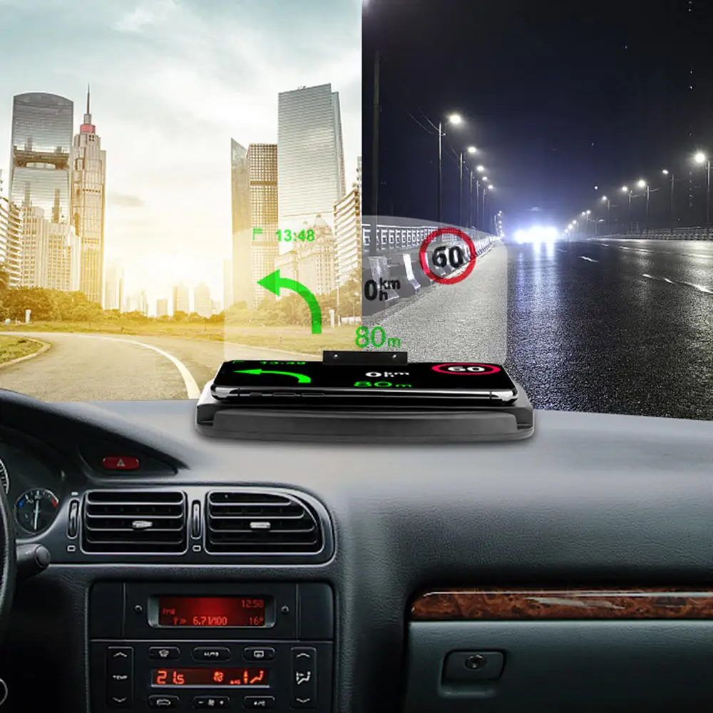 Автомобильный держатель HUD дисплей кронштейн для проектора GPS навигация телефон