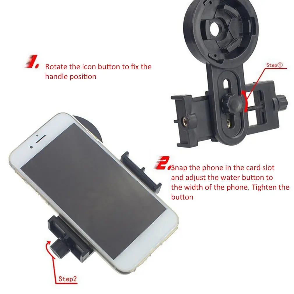 Telescope Holder Phone lens Quick Photography Adapter Mount stand for Binoculars Monocular Spotting Scope Microscope support