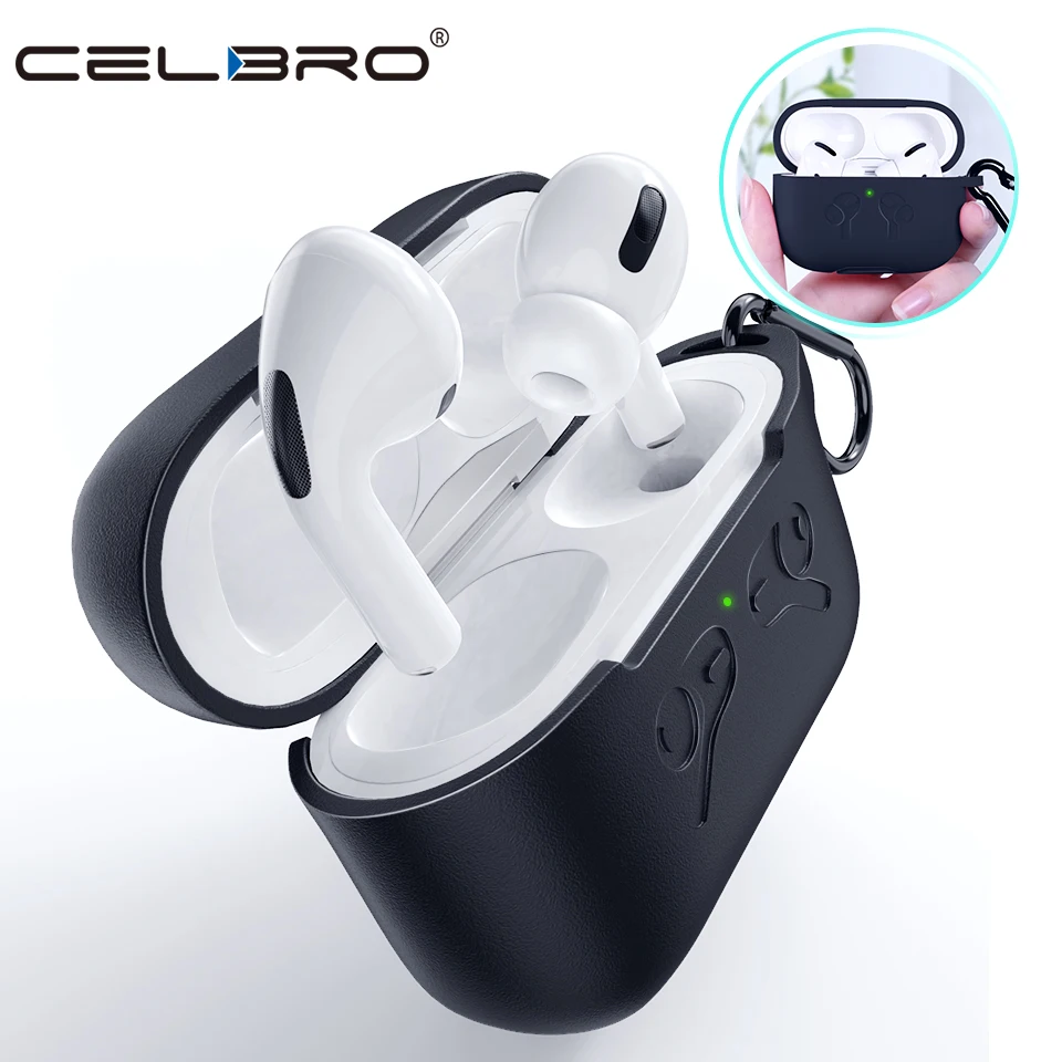Case For New Apple AirPods Pro 2019 Wireless Bluetooth Earphones Case Slim Silicone Air Pods Pro Shockproof Cover with Keychain
Case For New Apple AirPods Pro 2019 Wireless Bluetooth Earphones Case Slim Silicone Air Pods Pro Shockproof Cover with Keychain