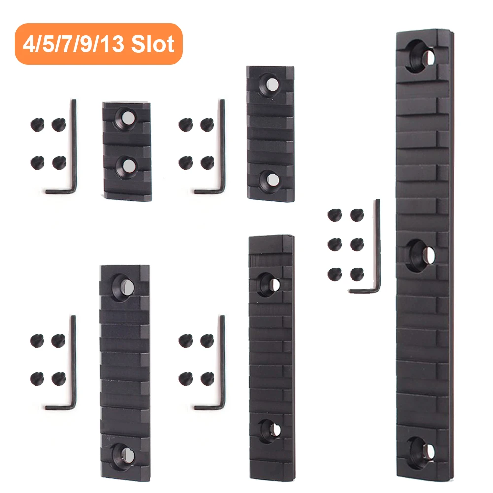 5Pcs 21mm Picatinny Rail Keymod Weaver Mount Tactical Rifle Scope Mount 4 5 7 9 13 Slot Rail Hunting Shooting Accessory
5Pcs 21mm Picatinny Rail Keymod Weaver Mount Tactical Rifle Scope Mount 4 5 7 9 13 Slot Rail Hunting Shooting Accessory