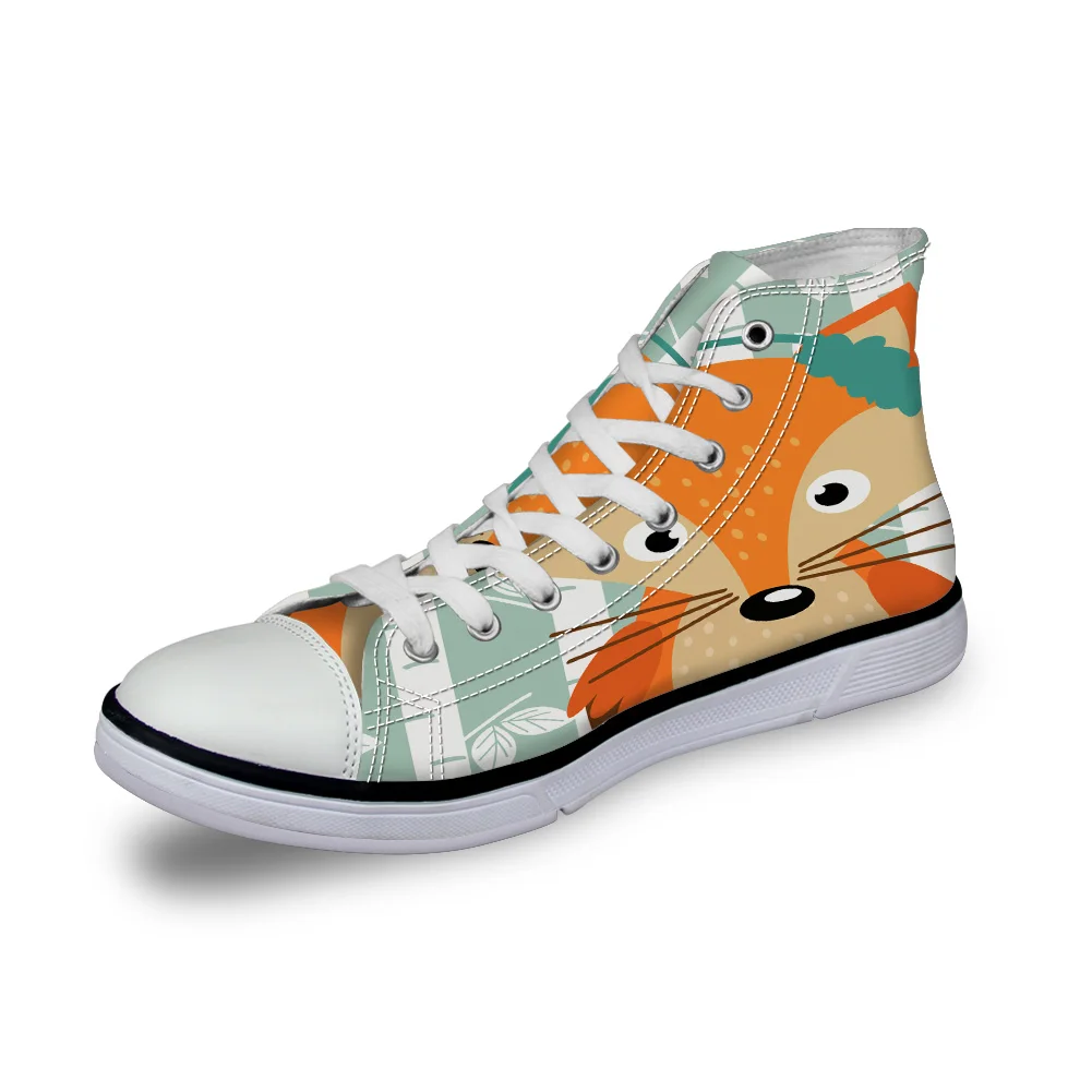 WHEREISART Women Canvas Shoes Cartoon Fox White Birch High Top Flats Unisex Vulcanized Shoes Female Casual Shoes Sneakers 
WHEREISART Women Canvas Shoes Cartoon Fox White Birch High Top Flats Unisex Vulcanized Shoes Female Casual Shoes Sneakers