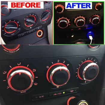 3pcs Air Condition A/C Panel Control Switch Knob Cover For Mazda 3 M3 2004-2009 Practical Beautiful Exterior Auto Parts
3pcs Air Condition A/C Panel Control Switch Knob Cover For Mazda 3 M3 2004-2009 Practical Beautiful Exterior Auto Parts