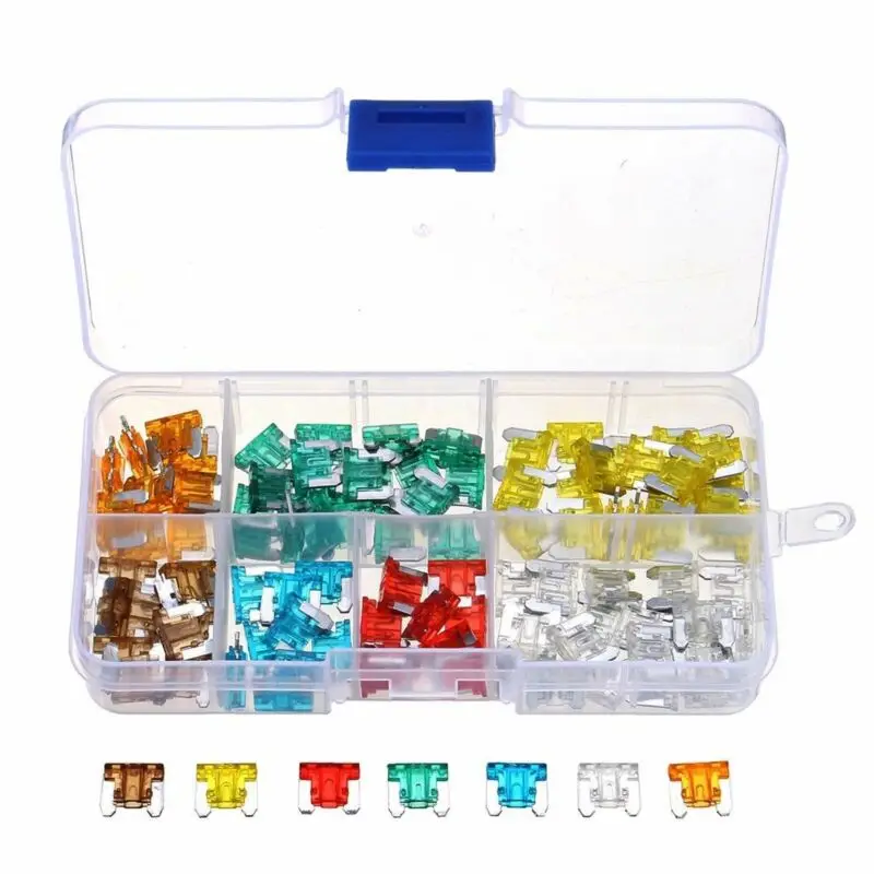 100PCS car fuse 5A 7.5A 10A 15A 20A 25A 30A Ampere (with box clip classification) automatic blade fuse set truck
100PCS car fuse 5A 7.5A 10A 15A 20A 25A 30A Ampere (with box clip classification) automatic blade fuse set truck