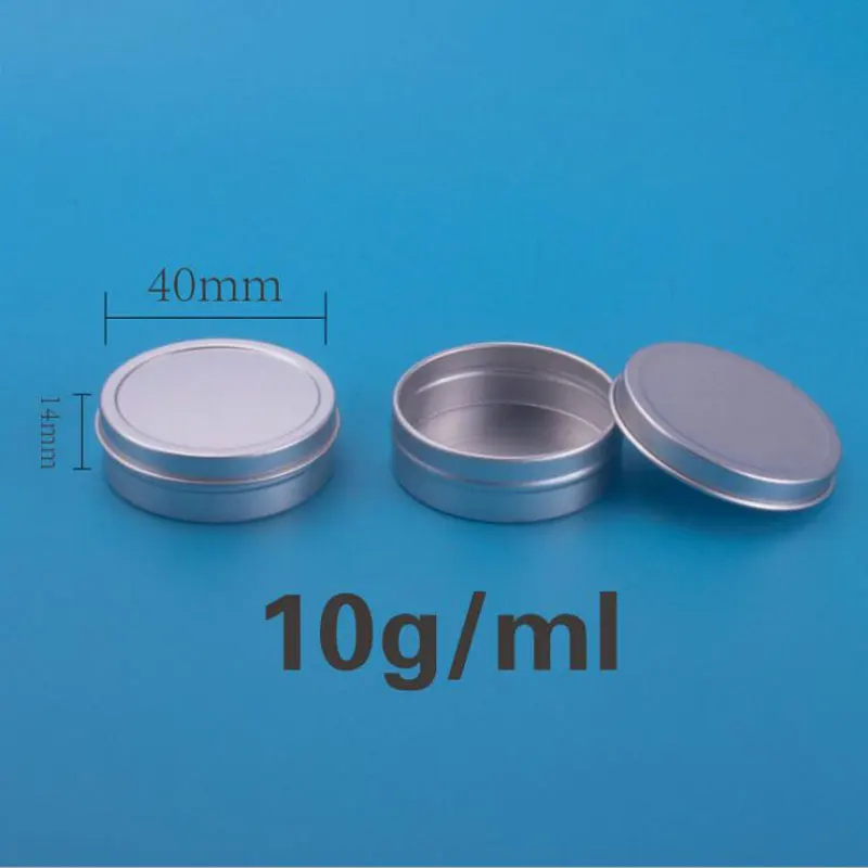 10ml Mini Cosmetic Cream Jar Nail Art Pots Makeup Lip Gloss Tins Cans Lightweight Round Round Aluminum Metal Tin Cans 50pcs/lot
10ml Mini Cosmetic Cream Jar Nail Art Pots Makeup Lip Gloss Tins Cans Lightweight Round Round Aluminum Metal Tin Cans 50pcs/lot