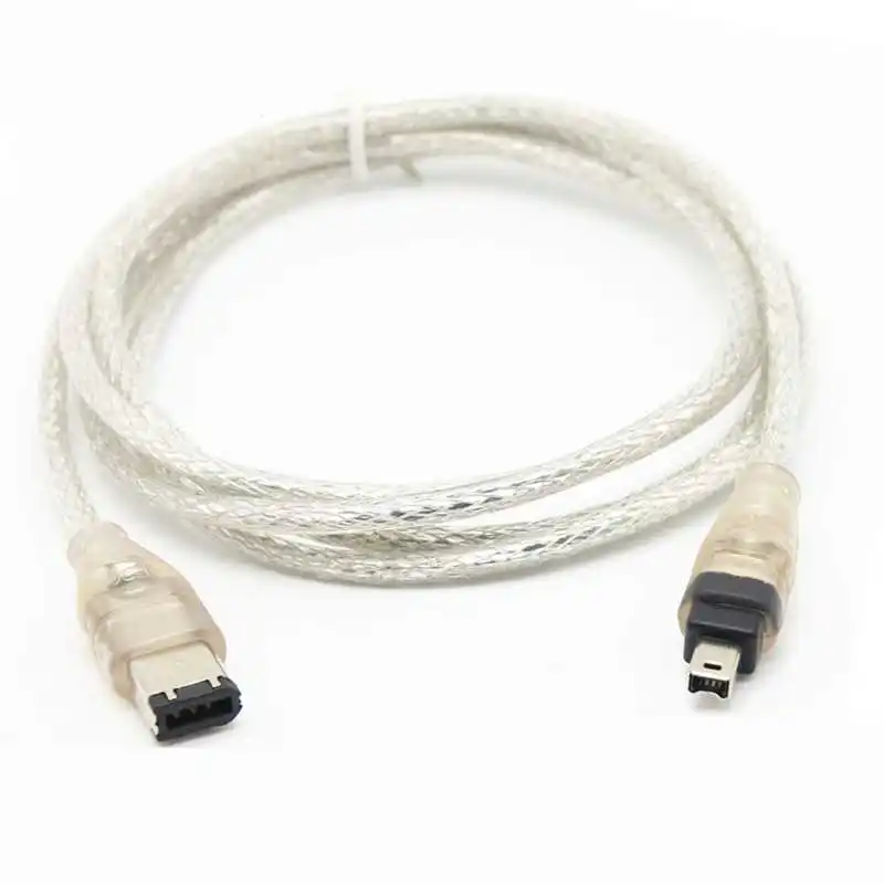 4P 4 Pin to 6 Pin IEEE 1394 for iLink Adapter Cable 4Pin To 6Pin Firewire Cable DV Camera Cable 5FT/150cm/1.5m
4P 4 Pin to 6 Pin IEEE 1394 for iLink Adapter Cable 4Pin To 6Pin Firewire Cable DV Camera Cable 5FT/150cm/1.5m