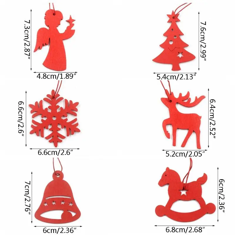 Set of 6 Wooden Hanging Snowflakes Elk Pendants Xmas Tree Ornament Tag Christmas Party Decoration Santa DIY Wood Craft Kids Gift
Set of 6 Wooden Hanging Snowflakes Elk Pendants Xmas Tree Ornament Tag Christmas Party Decoration Santa DIY Wood Craft Kids Gift
