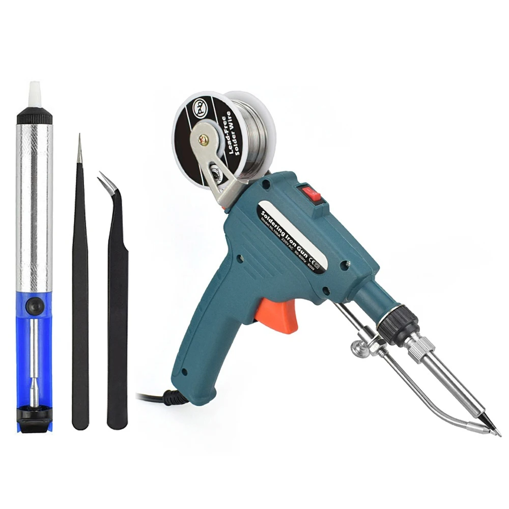 Adjustable Soldering Iron Suit Repair Tool Puller Tools 60W Hand Held Soldering Tool Handheld Internal Heat Type Dark Green
Adjustable Soldering Iron Suit Repair Tool Puller Tools 60W Hand Held Soldering Tool Handheld Internal Heat Type Dark Green