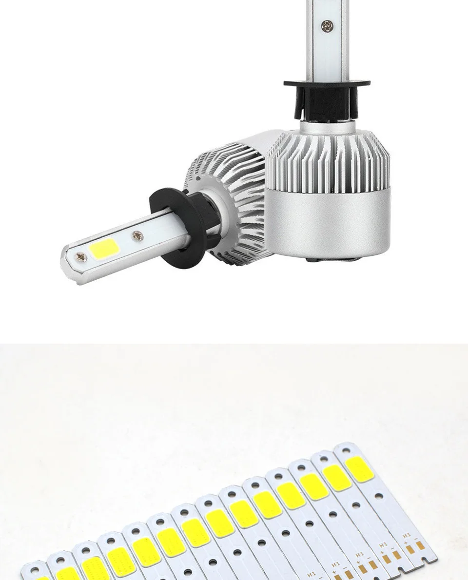 car headlight light source s2 cob light chip on board (5)
