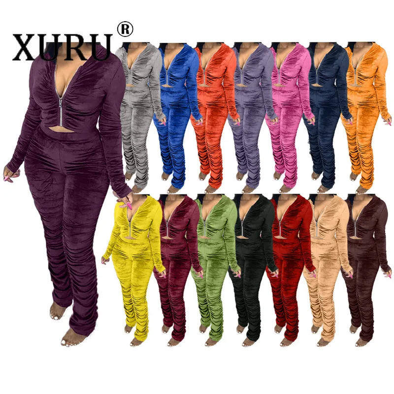 XURU Autumn and Winter New Pleated Jumpsuit Two-piece Women's Autumn and Winter Leisure Jumpsuit
XURU Autumn and Winter New Pleated Jumpsuit Two-piece Women's Autumn and Winter Leisure Jumpsuit