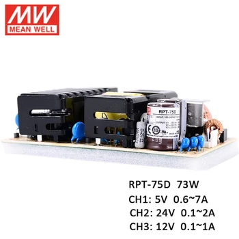 RPT-75D Meanwell 73W Triple Ouput Circuit Board PCB Switching Power Supply 110V/220V AC to 5V 24V 12V DC 5A 1.5A 1A Medical SMPS
RPT-75D Meanwell 73W Triple Ouput Circuit Board PCB Switching Power Supply 110V/220V AC to 5V 24V 12V DC 5A 1.5A 1A Medical SMPS