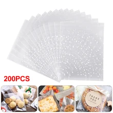200Pc Self-adhesive Plastic Storage Container Dot Bags Treat For Packing Chocolate Candy Biscuit Christmas Party Supplies
200Pc Self-adhesive Plastic Storage Container Dot Bags Treat For Packing Chocolate Candy Biscuit Christmas Party Supplies