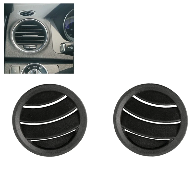 2Pcs Car Air Conditioning AC Instrument Panel Vents Cover Trim for Mercedes Benz W204 C300 C350 C63 2011 2012 2013 2014
2Pcs Car Air Conditioning AC Instrument Panel Vents Cover Trim for Mercedes Benz W204 C300 C350 C63 2011 2012 2013 2014