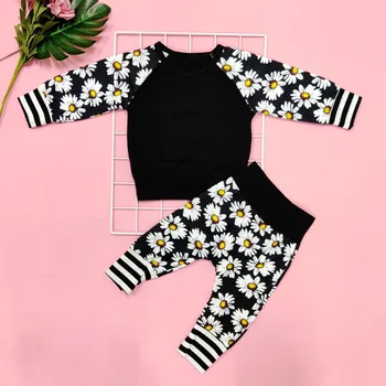 Floral Print Baby Girls Clothes Set Long-sleeved Tops+Pants Infant Clothes 2pcs Baby Girl Clothing Sets Sunflower Girls Clothes
Floral Print Baby Girls Clothes Set Long-sleeved Tops+Pants Infant Clothes 2pcs Baby Girl Clothing Sets Sunflower Girls Clothes