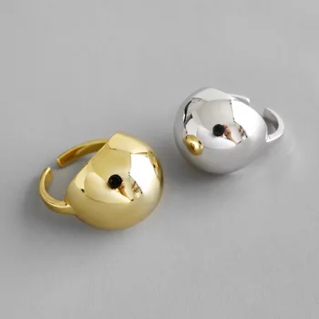New punk 100% 925 sterling silver big ball rings for women friends gifts, fashion engagement woman ring gold color fine jewelry
New punk 100% 925 sterling silver big ball rings for women friends gifts, fashion engagement woman ring gold color fine jewelry