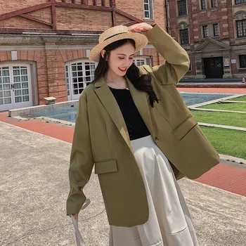 2020 Spring And Autumn New Youth Popular Loose Solid Color Single Buckle Back Drawstring Suit Fashion Casual Wild Top S-L
2020 Spring And Autumn New Youth Popular Loose Solid Color Single Buckle Back Drawstring Suit Fashion Casual Wild Top S-L