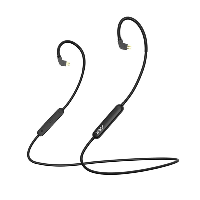 Супер дешевый CVJ CT1 2-контактный или MMCX Bluetooth кабель для Hi-Fi наушников IEM KZ Trn QKZ BLON Kbear