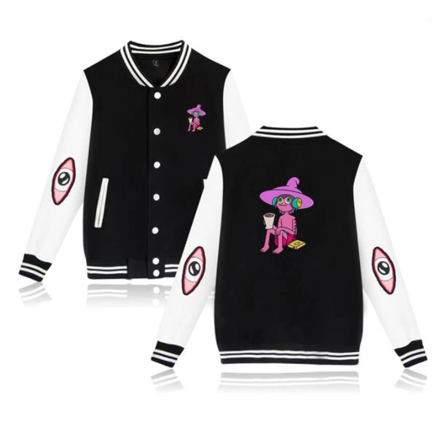 

The Midnight Gospel Baseball Uniform Men's Jackets Streetwear Hip Hop Harajuku Sweatshirt Clancy Gilroy Hoodie Funny Clothes