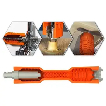 Plastic and Aluminum Orange Home Faucet and Sink Installer Spanner Durable Originality Kitchen Anti-Slip
Plastic and Aluminum Orange Home Faucet and Sink Installer Spanner Durable Originality Kitchen Anti-Slip