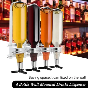 4 Bottle Stand Optics Wall Mounted Wine Dispenser Spirit Drink Dispenser Holder Bar Butler Automatic Dispenser Tool Party Bar
4 Bottle Stand Optics Wall Mounted Wine Dispenser Spirit Drink Dispenser Holder Bar Butler Automatic Dispenser Tool Party Bar