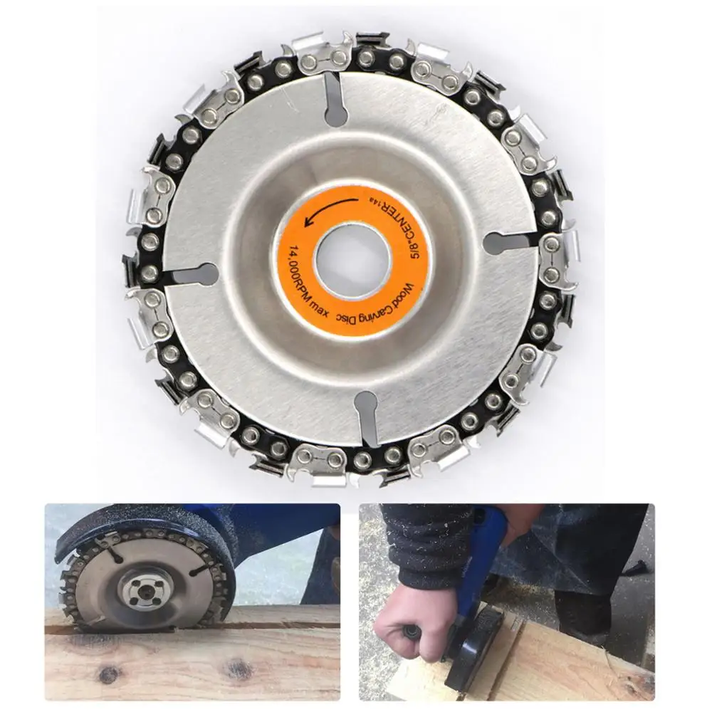 4 inch chain plate angle grinder sprocket wood carving plate black disc angle grinder with chain plate Grinding Chain wheel
4 inch chain plate angle grinder sprocket wood carving plate black disc angle grinder with chain plate Grinding Chain wheel