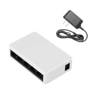 Splitter Hub Extender Connector 5 Port RJ45 RJ-45 Network Desktop Switch 10/100Mbps Fast Ethernet Box Switcher Adapter
Splitter Hub Extender Connector 5 Port RJ45 RJ-45 Network Desktop Switch 10/100Mbps Fast Ethernet Box Switcher Adapter