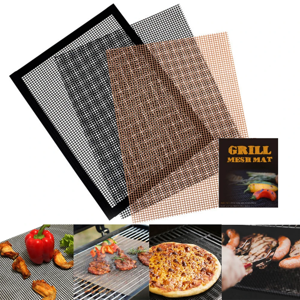 Reusable BBQ Grill Mesh Non-stick Mat Heat-resistant Barbecue Cooking Tools Grilling LinerBaking Sheet Mesh Kitchen Accessories
Reusable BBQ Grill Mesh Non-stick Mat Heat-resistant Barbecue Cooking Tools Grilling LinerBaking Sheet Mesh Kitchen Accessories