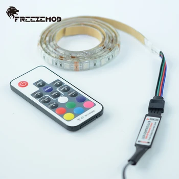 FREEZEMOD chassis water cooler LED strips Remote control RGB sync ASUS motherboard AURA control. YKDT-RGB
FREEZEMOD chassis water cooler LED strips Remote control RGB sync ASUS motherboard AURA control. YKDT-RGB