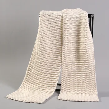 Korean version of the new cashmere-like handmade scarf for women in winter to thicken pure color student couples Knitted Warm
Korean version of the new cashmere-like handmade scarf for women in winter to thicken pure color student couples Knitted Warm