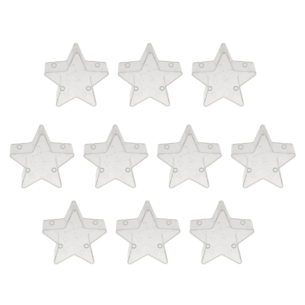 10x Star Shape Tealight Holder Candle Holder Cup Wedding Party Centerpiece 10x Star Shape Tealight Holder Candle Holder Cup Wedding Party Centerpiece
