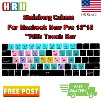 HRH Steinberg Cubase Functional Shortcuts US Silicone Keyboard Cover Skin For Macbook New Pro 13"15" With Touch Bar A1706 A1707
HRH Steinberg Cubase Functional Shortcuts US Silicone Keyboard Cover Skin For Macbook New Pro 13"15" With Touch Bar A1706 A1707