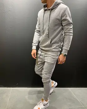 Muscle New Autumn and Winter Two-piece Solid Color Casual Slim Tide Sports Hooded Pullover Sweatshirt and Sweatpants Set Men
Muscle New Autumn and Winter Two-piece Solid Color Casual Slim Tide Sports Hooded Pullover Sweatshirt and Sweatpants Set Men