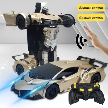 1:12 2 In 1 Large Gesture Induction RC Car Robot Transformation Robot Model Remote Control Deformation Kid Toy Gifts 36x15x9cm
1:12 2 In 1 Large Gesture Induction RC Car Robot Transformation Robot Model Remote Control Deformation Kid Toy Gifts 36x15x9cm