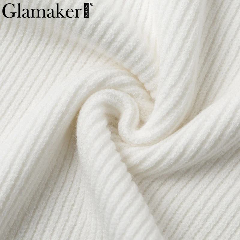 White Elegant Knitted Sweater Midi Suit Two Piece Dress White Elegant Knitted Sweater Midi Suit Two Piece Dress