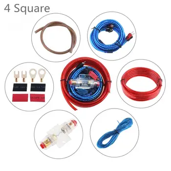 1 Set 350 Core 4 Square PVC + Copper Clad Aluminum Car Amplifier Audio Speaker Woofer Cables Power Line with 60A Fuse Holder
1 Set 350 Core 4 Square PVC + Copper Clad Aluminum Car Amplifier Audio Speaker Woofer Cables Power Line with 60A Fuse Holder