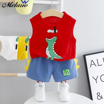 Melario Baby Clothes Set for Boys Girls Summer Casual Clothes Set Dinosaur Top and Shorts Suits New Cotton Kids Clothes 1 5Y 
Melario Baby Clothes Set for Boys Girls Summer Casual Clothes Set Dinosaur Top and Shorts Suits New Cotton Kids Clothes 1 5Y