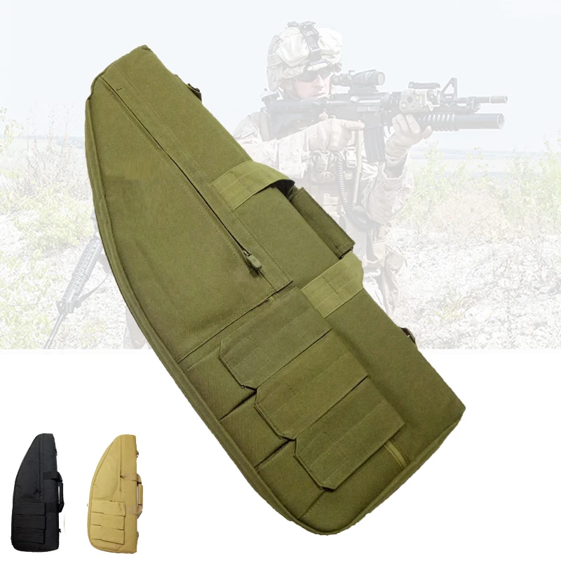 

27.5 inch Nylon Rifle Tactical Gun Bags for Outdoor Hunting War Game Activities Military Airsoft Gun bag 70cm