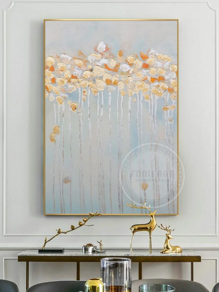 Abstract Gold And Silver Foil Lucky Tree Home Decorative Painting Vertical Version Porch Light Luxury Hand-painted Oil Painting
Abstract Gold And Silver Foil Lucky Tree Home Decorative Painting Vertical Version Porch Light Luxury Hand-painted Oil Painting
