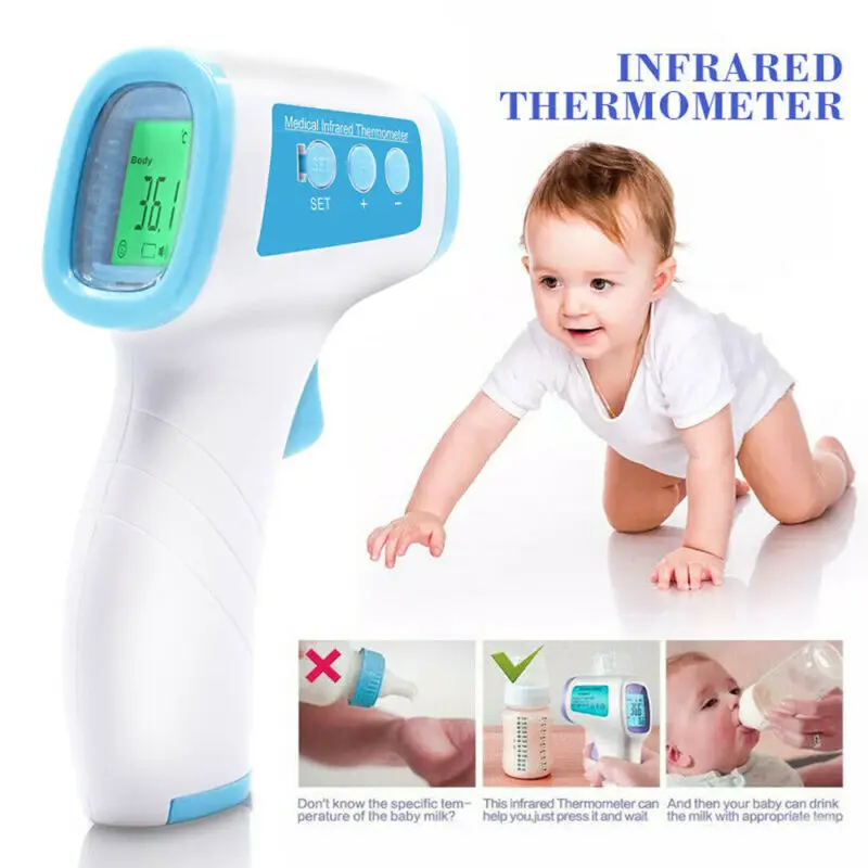 LCD Digital Non-contact Forehead Thermometer Infrared Thermometer Temperature Fever Digital Measure Tool Baby Adult Health
LCD Digital Non-contact Forehead Thermometer Infrared Thermometer Temperature Fever Digital Measure Tool Baby Adult Health