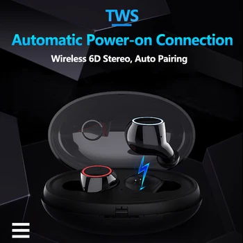 LEORY TWS Wireless bluetooth 5.0 Earphone Auto Pairing Denoise Bilateral HD Call Earbuds Wireless 6D Stereo Strong Bass Headset
LEORY TWS Wireless bluetooth 5.0 Earphone Auto Pairing Denoise Bilateral HD Call Earbuds Wireless 6D Stereo Strong Bass Headset