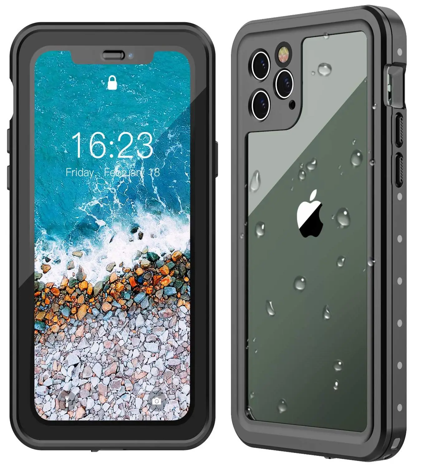 Водонепроницаемый чехол для iPhone 11 Pro Max ударопрочный грязеотталкивающий защитный